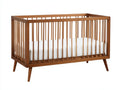Culla in legno 130×70×94 cm - marrone - design lineare a sbarre per camera da letto