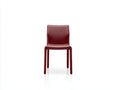 Sedia da pranzo 48×55×84 cm - bordeaux - rivestita dal profilo essenziale moderno